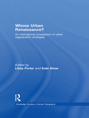 cover image of Whose Urban Renaissance?